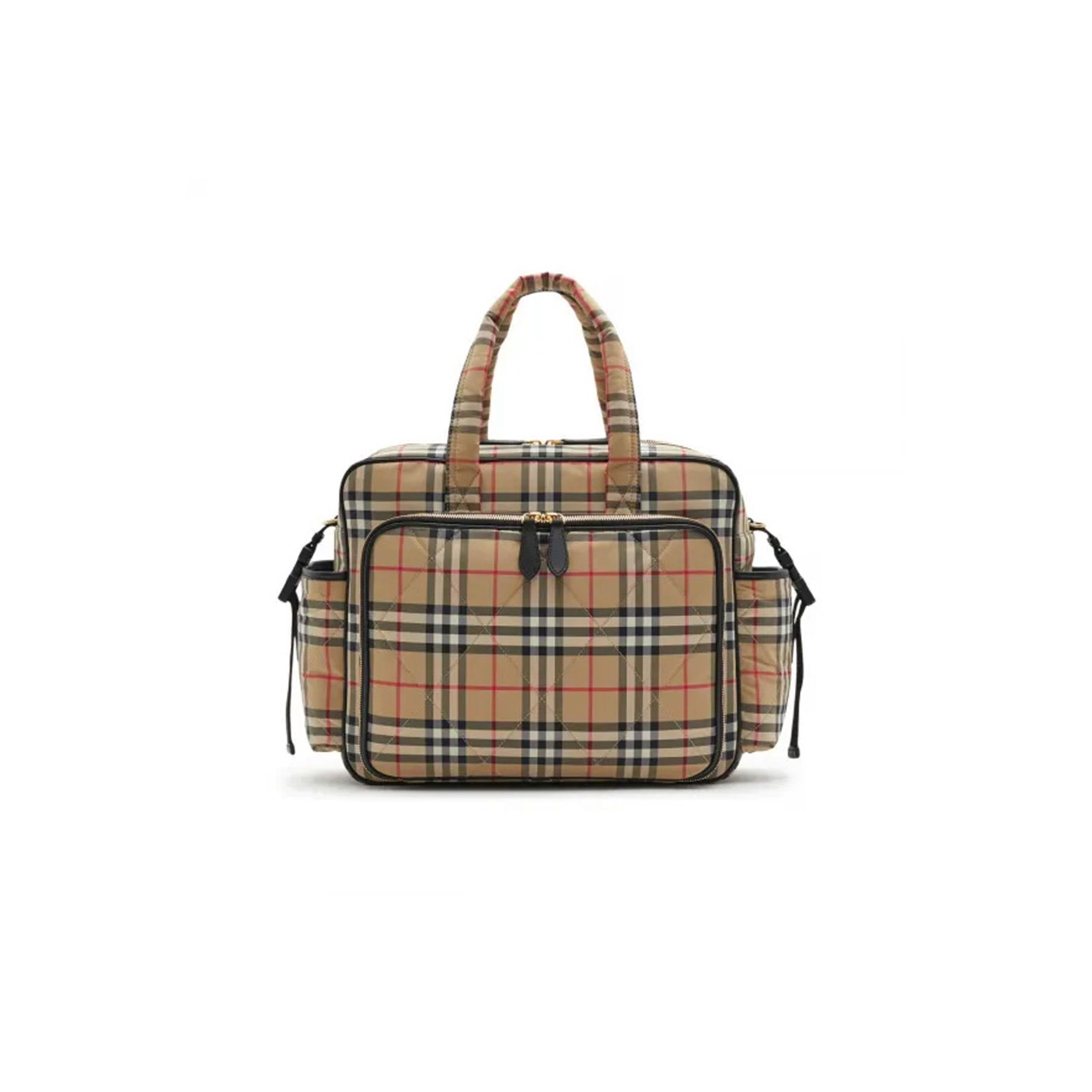 BURBERRY QUILTED NYLON BABY CHANGING BAG (42*30*18cm)